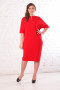 Платье 076504 ЛаТэ (Красный)