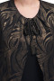 Платье "Олси" 1605025/2 (Черный/золото)