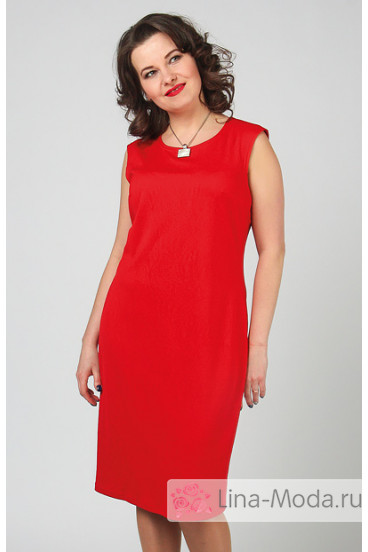 Платье "СКС" 1705 (Красный)