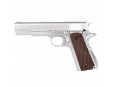 Страйкбольный пистолет (Cybergun) Colt 1911 With Markings by WE (Silver)
